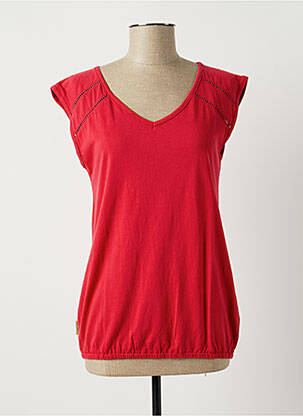 T-shirt rouge RAGWEAR pour femme