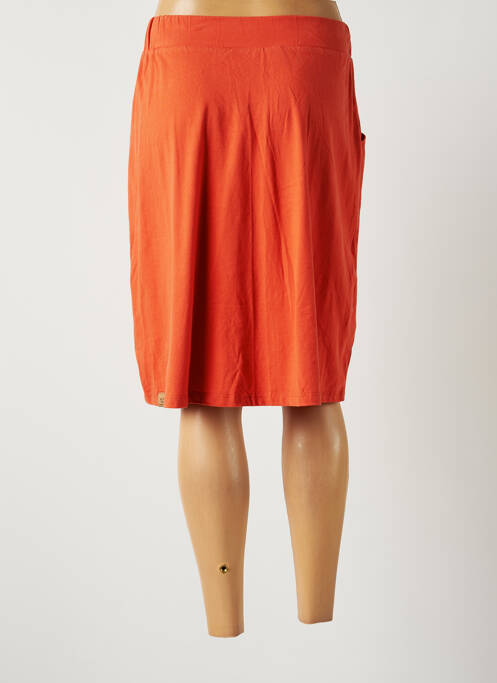 Jupe mi-longue orange RAGWEAR pour femme