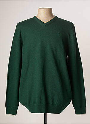 Pull vert BLACK WELLIS pour homme