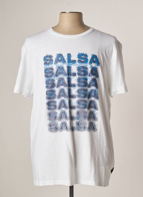 T-shirt blanc SALSA pour homme