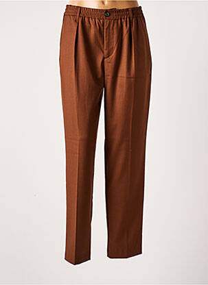 Pantalon droit marron HOD femme