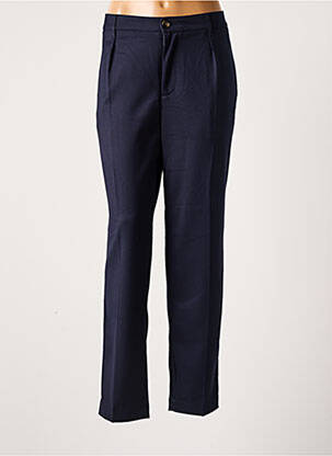 Pantalon droit bleu HOD femme