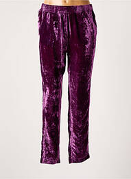 Pantalon droit violet HOD femme