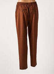 Pantalon droit marron HOD pour femme seconde vue