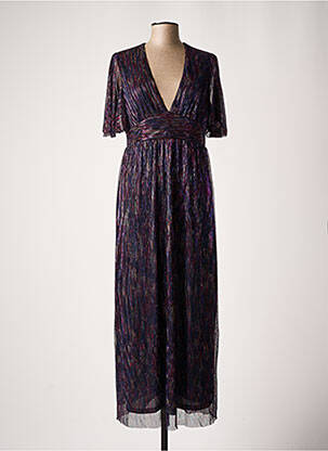 Robe longue violet GRACE & MILA pour femme
