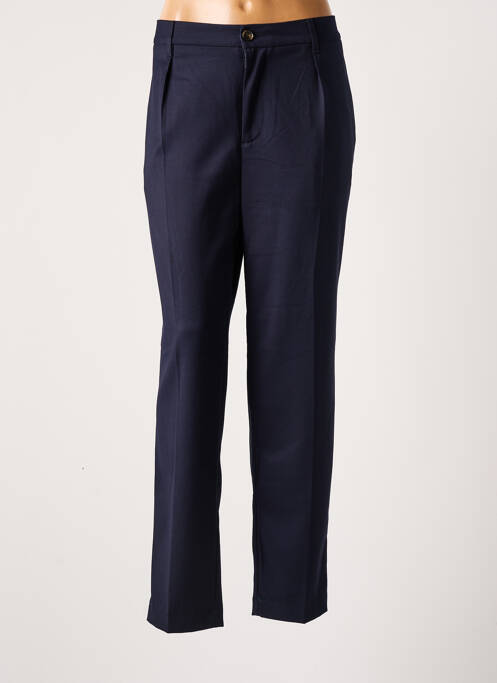 Pantalon droit bleu HOD femme