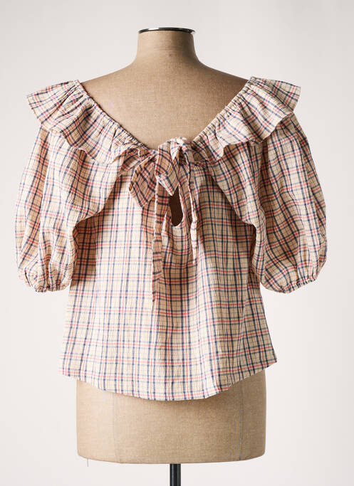 Blouse beige GRACE & MILA pour femme