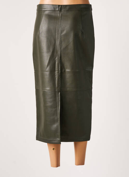 Jupe mi-longue vert GRACE & MILA pour femme