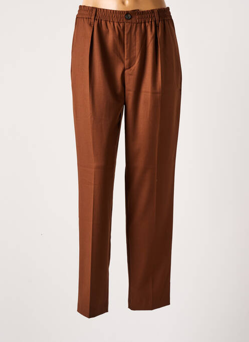 Pantalon droit marron HOD pour femme