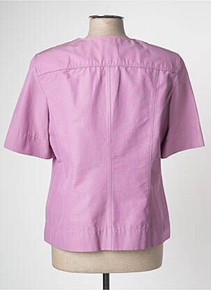 Veste casual epaulette violet FRANK WALDER femme