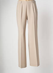 Pantalon large beige BRUNO SAINT HILAIRE pour femme seconde vue