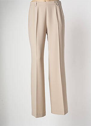 Pantalon large beige BRUNO SAINT HILAIRE pour femme