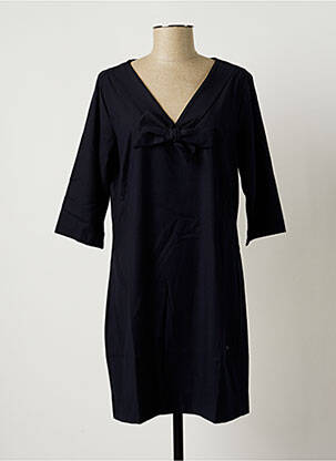 Robe courte manches 3/4 manches 3/4 bleu LES BONHEURS DE SOPHIE femme