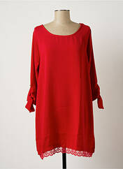 Robe courte rouge LES BONHEURS DE SOPHIE pour femme seconde vue