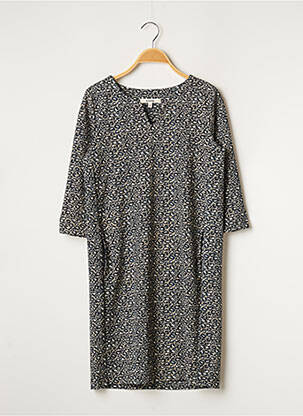 Robe mi-longue manches 3/4 manches 3/4 gris GARCIA femme