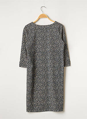 Robe mi-longue manches 3/4 manches 3/4 gris GARCIA femme