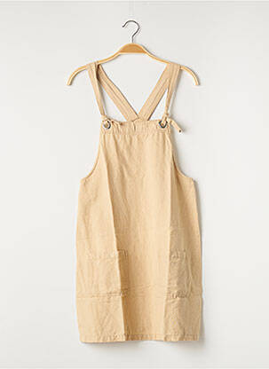 Robe mi-longue fines bretelles beige #127344 femme