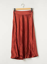 Jupe longue fermeture zip latéral marron BODEN femme