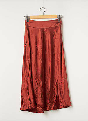 Jupe longue fermeture zip latéral marron BODEN femme