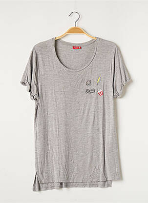 T-shirt gris TISSAÏA pour femme