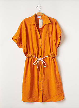 Robe mi-longue orange RESERVED pour femme