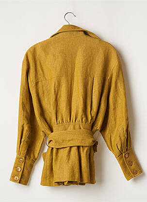 Veste casual col chemisier vert MASSIMO DUTTI femme