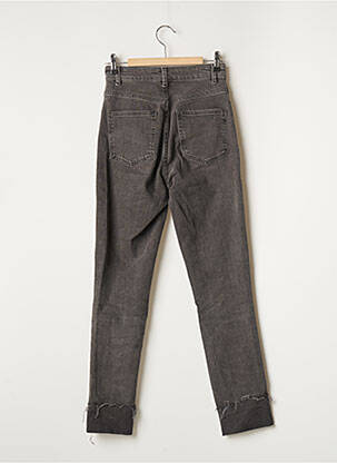 Jeans coupe slim slim taille haute gris ASOS femme