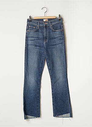 Jeans coupe droite taille haute taille haute bleu MOTHER femme