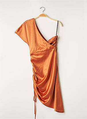 Robe courte orange SONG OF STYLE pour femme