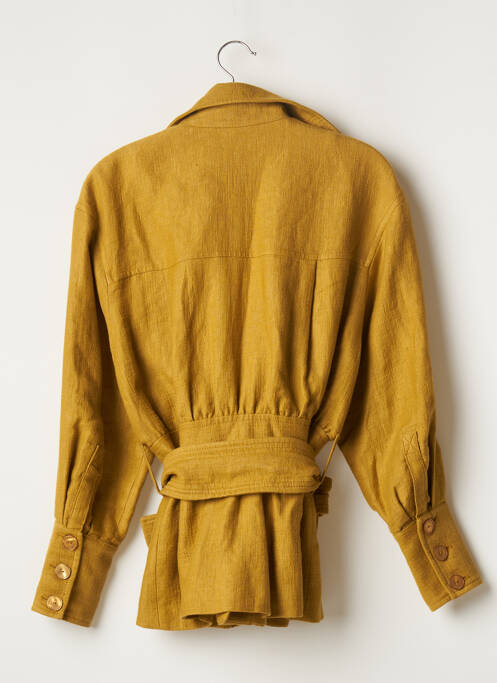 Veste casual col chemisier vert MASSIMO DUTTI femme