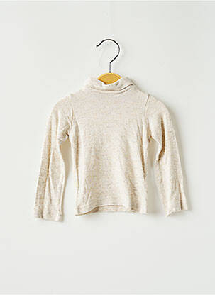 Sous-pull manches longues manches longues beige L'ILE AUX FEES enfant