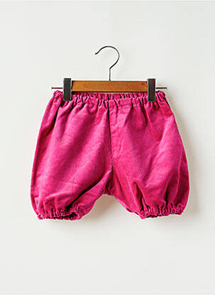 Short coupe boule taille élastique rose L'ILE AUX FEES fille