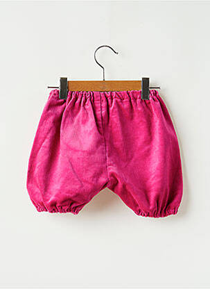 Short coupe boule taille élastique rose L'ILE AUX FEES fille