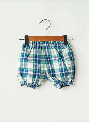Short tissage popeline taille élastique bleu LA FEE MAE garçon