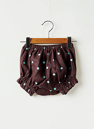 Culotte imprimé pois marron CHARLOTTE SY DIMBY fille