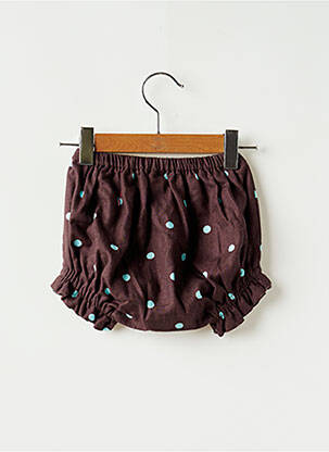 Culotte imprimé pois marron CHARLOTTE SY DIMBY fille