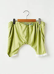 Pantalon droit vert L'ILE AUX FEES pour enfant seconde vue