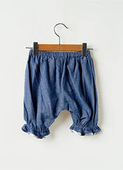 Pantalon droit bleu CHARLOTTE SY DIMBY pour fille seconde vue