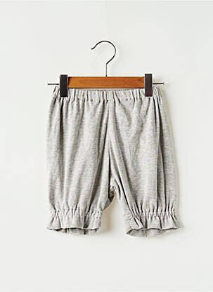 Pantalon droit gris CHARLOTTE SY DIMBY pour fille