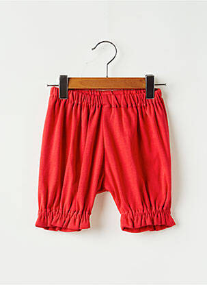 Pantalon droit rouge CHARLOTTE SY DIMBY pour fille