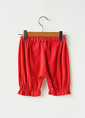 Pantalon droit rouge CHARLOTTE SY DIMBY pour fille seconde vue