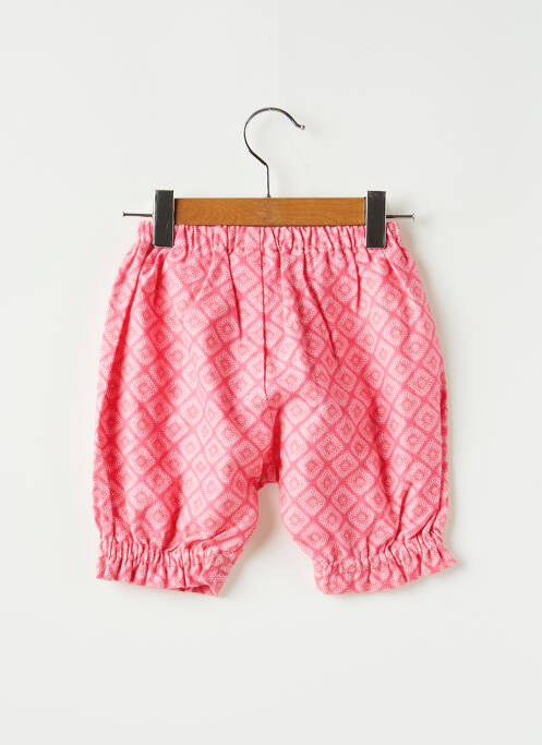 Pantalon droit rose L'ILE AUX FEES pour fille