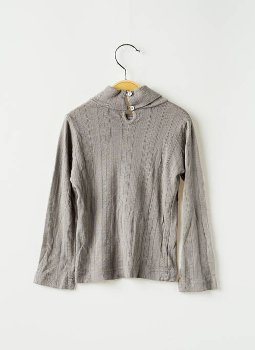 Sous-pull gris L'ILE AUX FEES pour fille
