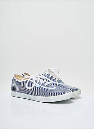 Baskets talon compensé talon plat jusqu'à 3cm bleu STARTAS femme