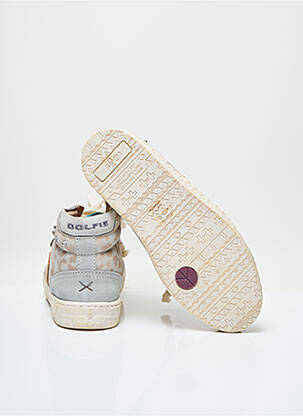 Baskets talon compensé talon plat jusqu'à 3cm bleu DOLFIE femme