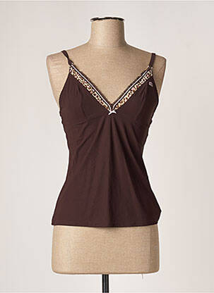 Pyjama col v marron BANANA MOON femme