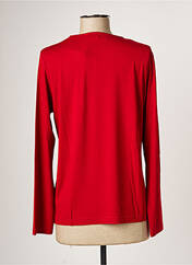 T-shirt rouge I.ODENA pour femme seconde vue