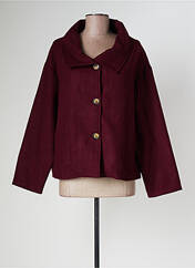 Manteau court rouge AGATHE & LOUISE pour femme seconde vue