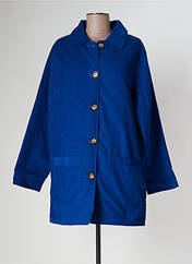Manteau long bleu AGATHE & LOUISE pour femme seconde vue