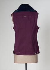 Veste en jean violet AGATHE & LOUISE pour femme seconde vue